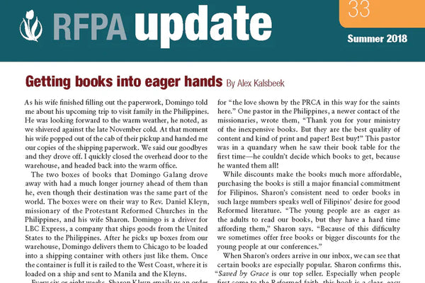 RFPA Update - Summer 2018