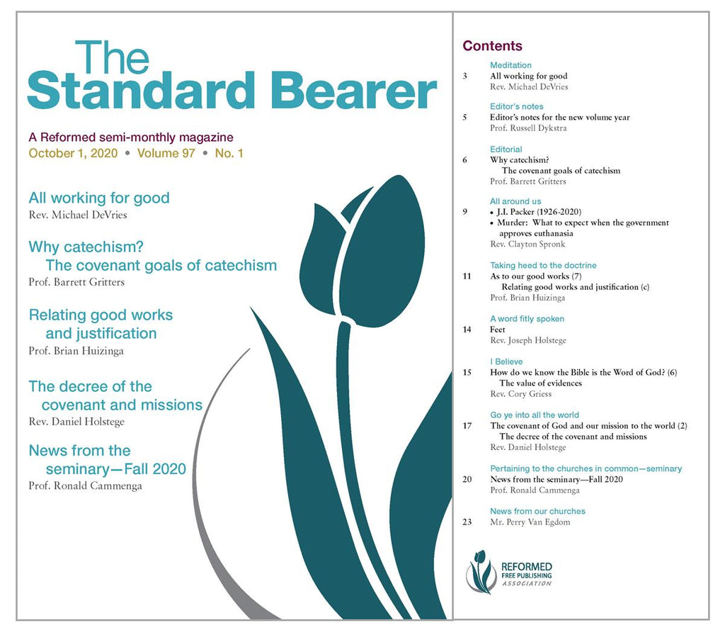October 1, 2020 Standard Bearer preview article Reformed Free