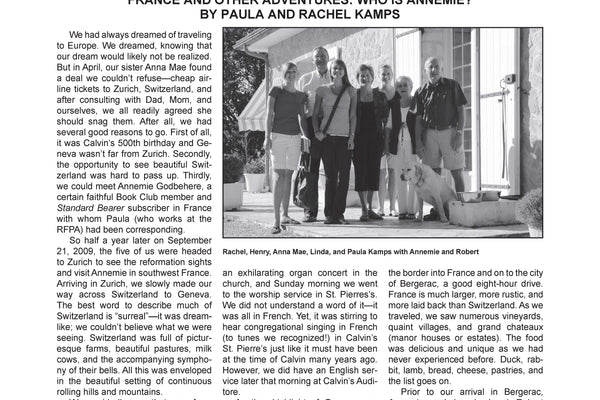 RFPA Update - Winter 2010