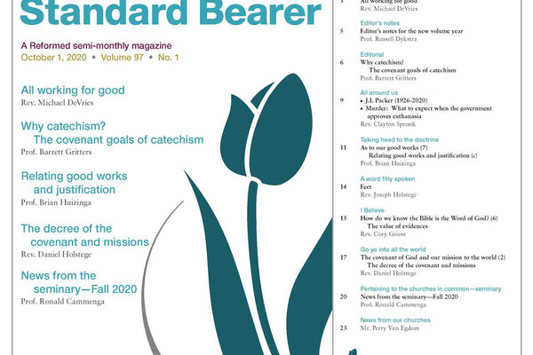 October 1, 2020 Standard Bearer preview article