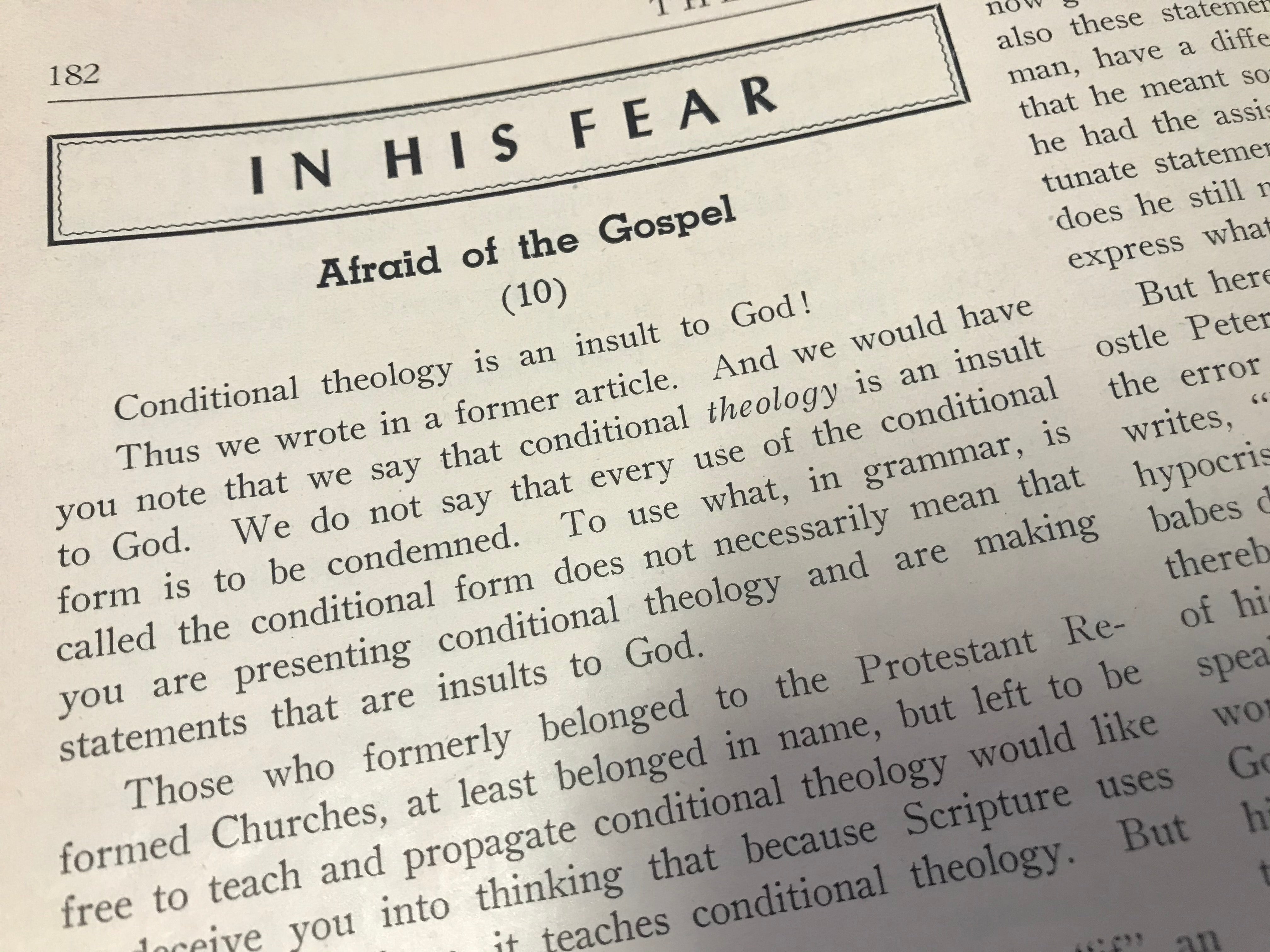 Afraid of the Gospel (10)